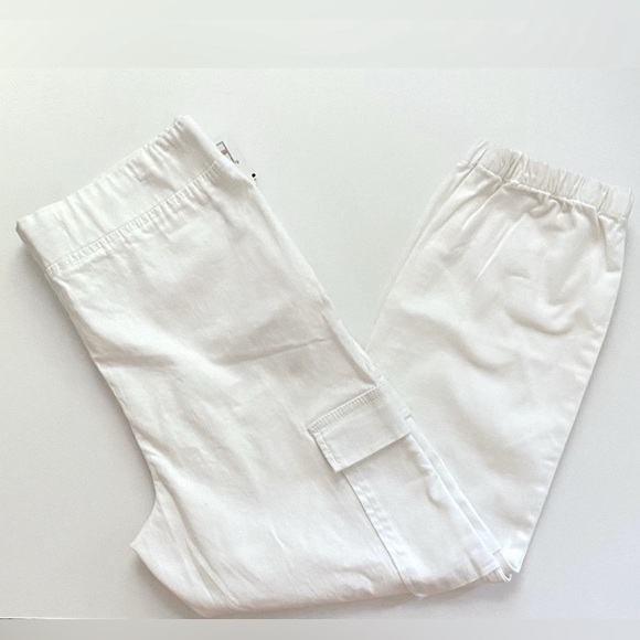 Tinseltown High-Waisted Pull-On Utility Jogger Pants, Cargo Jogger Pants Size: M - Picture 11 of 12